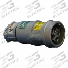 APPLETON ELECTRIC Pin and Sleeve Connector: Gray, 600V AC, Three Phase, 60 A, 4 Pole, 3 Wire (MPN ARC6034BC). Key specifications — Brand: APPLETON ELECTRIC.