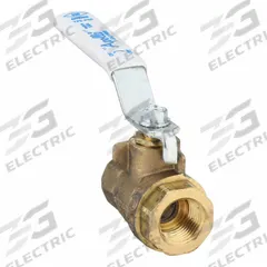 APOLLO Manual Two-Way Ball Valve: 3/8 in, Brass, Straight, FNPT x FNPT, 600 psi Max. Pressure (CWP) (MPN 77FLF10201). Key specifications — Brand: APOLLO; Handle: Lever.
