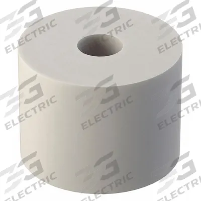 APPROVED VENDOR Spacer: #6 Screw Size, 3/8 in Overall Lg, Round, Nylon, Plain, Nylon - Plastic Spacers