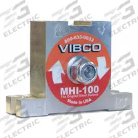 MILLENNIUM Pneumatic Vibrator: 80 lbf, 24,000 vpm, 1/8 in NPT, MHI, 68 dBA, 2.5 cfm @ 60 psi (MPN MHI-100). Key specifications — attr671163: 68 dBA; attr671170: 80 lbf @ 60 psi; attr671165: 24,000 vpm @ 60 psi; attr671184: 1/8 in; attr671185: NPT; attr671192: NPT; attr671193: 1/8 in; attr671175: MILLENNIUM.