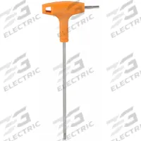 BETA Hex Key: 0 Ball Ends, 1/8 in Tip Size, SAE, Long, Stainless Steel, Satin, 5 in Long Arm Lg, T (MPN 96T INOX). Key specifications — attr1205521: BETA; attr1205526: Satin.