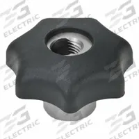 JW WINCO Quick Release Hand Knobs: 7 Point, Plastic w/ SS Thread, M8 Thread, 23.5 mm Thread Lg (MPN 6336.3-40-M8-NI). Key specifications — Brand: JW WINCO.