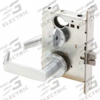 SCHLAGE Door Lockset: Privacy Lever Locksets, Chrome (MPN L9040 06A 626). Key specifications — Ligature Resistance: Not Ligature-Resistant; Brand: SCHLAGE; Lockset Function ANSI Code: F22; Visual Indicator Message: Locked/Unlocked; Lockset Style: L Rhodes; ADA Compliant: No; Finish: Satin Chromium-Plated : Forged Brass.