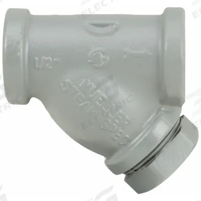 MUELLER STEAM SPECIALTY Y Strainer: 3/8 in, NPT, Perforated, 0.062 in Screen Size - Carbon Steel Y Strainers