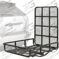 APEX Cargo Carrier: Cargo Carrier with Ramp, Ramp Included, Steel, 7 1/2 in Overall Ht, III/IV (MPN UCC500). Key specifications — Brand: APEX; Color: Black; Compatible Hitch Class: III; Foldability: Foldable; Material: Steel; Product Type: Cargo Carrier with Ramp.