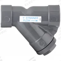 HAYWARD Y Strainer: 1 in, Socket, Mesh, 0.125 in Screen Size, PVC, FPM, 4 5/8 in Ht, 5 1/4 in Lg (MPN YS10100S). Key specifications — Brand: HAYWARD; Seal Material: FPM; Manufacturer Part Number: YS10100S; Screen Material: PVC.