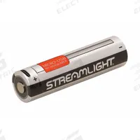 STREAMLIGHT USB Rechargeable Battery: 18650 Battery Size, Lithium Ion, 3.7V DC (MPN 22101). Key specifications — Battery Chemistry: Lithium Ion; Voltage - Batteries: 3.7V DC; Brand: STREAMLIGHT.