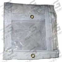 MAURITZON Tarp: 12 ft Lg, 7.75 ft Wd, Heavy Duty, 20 mil, Vinyl, Clear, 18 oz/sq yd, Waterproof (MPN T-PVC20-0812). Key specifications — Color: Clear; Brand: MAURITZON.