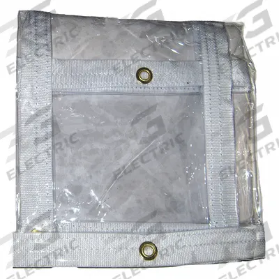 MAURITZON Tarp: 12 ft Lg, 7.75 ft Wd, Heavy Duty, 20 mil, Vinyl, Clear, 18 oz/sq yd - Vinyl Tarps