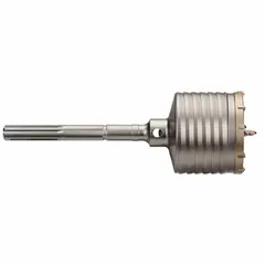MILWAUKEE Core Center Bit: SDS Max Shank, 2 in Core Dia, 3 in Core Body Lg, 22 in Overall Lg (MPN 48-20-5410). Key specifications — attr253668: 2; attr253671: No; attr253680: Dry; attr277142: MILWAUKEE.