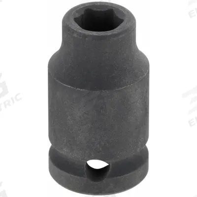 WESTWARD Impact Socket: 1/4 in Drive Size, Metric, 5.5 mm Socket Size, 6-Point, Std - 1/4" Drive Impact Sockets