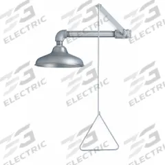 GUARDIAN EQUIPMENT Plumbed Shower: Wall Mnt, Stainless Steel Sprayhead, Shroud, Stainless Steel Pipe (MPN G1691). Key specifications — Brand: GUARDIAN EQUIPMENT; Activation: Pull Rod.