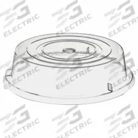 CARLISLE Plate Cover: 11 1/2 in Dia, Clear, Polycarbonate, Clear (MPN 199307). Key specifications — Brand: CARLISLE; NSF Certified: No.