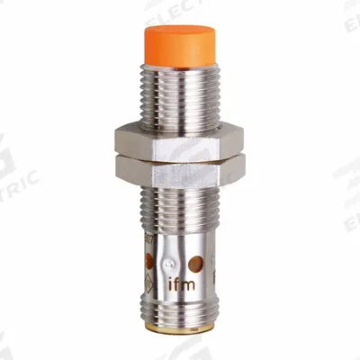 IFM Inductive Cylindrical Proximity Sensor: Built-in Connector, Unshielded - Cylindrical Sensors with Built-in Connectors