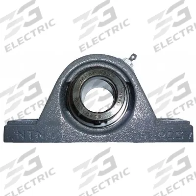 NTN Pillow Block Bearing: 1 1/2 in Bore, Cast Iron, Eccentric Collar, 1 59/64 in Shaft Ht - General Purpose Pillow Block Ball Bearings