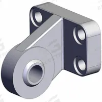 SMC Mounting Bracket: Clevis/Pivot Bracket, Fits 32 mm Bore Dia, 51 mm Overall Lg, ES5032. Key specifications — attr947461: ES5032; attr991689: Mounting Bracket; attr947484: SMC.