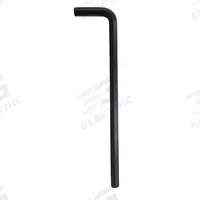 WESTWARD Hex Key: 0 Ball Ends, 1/4 in Tip Size, SAE, Long, Alloy Steel, Black Oxide, L, 2 Tips (MPN 54TU56). Key specifications — attr1205521: WESTWARD; attr1205526: Black Oxide.
