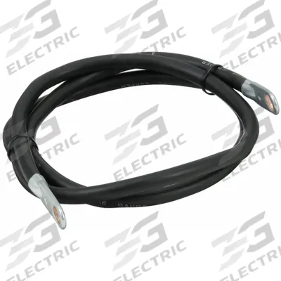 ROAD POWER Battery Cable with Lugs: Switch to Start Cable, 4 ga Wire Size, 45 in Overall Lg - Switch to Start Cables