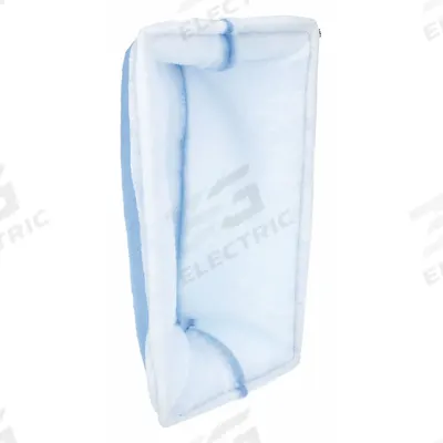 GRAINGER Cube Air Filter: 12 in x 24 in x 10 in, 2 Pockets, Synthetic, Blue/White - 3-Ply Cube Air Filters