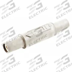 Gender Reversing Connector: Female-Female, White, 600V AC/600V DC, 150 A, 15 Series (MPN HBL15DFW). Key specifications — Brand: HUBBELL.