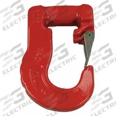LIFT-ALL Sling Hook: 13,200 lb Working Load Limit, Alloy Steel, 2 7/32 in Material Thick, Red (MPN DCH4). Key specifications — Color: Red; Brand: LIFT-ALL; Visual Indicator Markings: None.