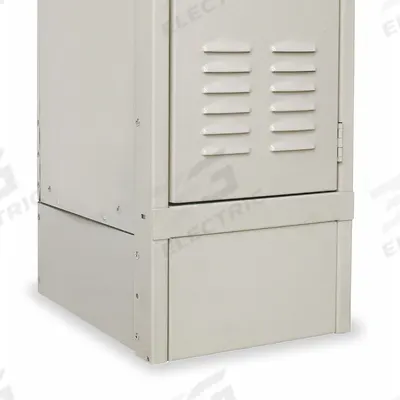 HALLOWELL Front Base: 18 in x 1/8 in x 6 in, 18 in Footplate Wd, Front, 1 Bases/Pedestal - Base Components & Kits for Standard Lockers