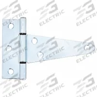 APPROVED VENDOR Tee Hinge: Steel, 3 3/16 in Leaf Ht, 1 1/4 in Leaf Wd (MPN 4PB44). Key specifications — Material: Steel.