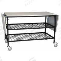 IRSG Work Table: Adj Ht, Laminate, 51 in x 26 in, 300 lb Overall Load Capacity (MPN ERGO-50-K3). Key specifications — attr559407: Not Expandable or Modular; attr559387: Wire Grid Bottom; attr559368: Partially Assembled; attr559409: Polyurethane; attr559382: Powder Coated; attr559398: Casters; attr867161: Yes; attr559384: Adjustable Height.