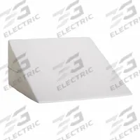 DMI Bed Wedge: White, 24 in Overall Lg, 24 in Overall Wd, 7 in Overall Ht, Cotton/Polyester, Foam (MPN 802-8026-1900)