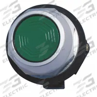 EATON Flush Push Button Operator: Non-Illuminated, Flush Profile, Metallic, 30 mm, 1NO/1NC (MPN HT8AAGAB). Key specifications — Brand: EATON; Action: Momentary; Series: HT800; Push Button Material Type: Metallic.