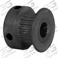 DAYTON Timing Pulley: Modified Curvilinear, Fixed, For GT Timing Belt Section, For 6 mm Belt Wd (MPN 21-2P06M6CA6). Key specifications — Brand: DAYTON; Finish: Clear Anodized; For Belt Series: Powerhouse®.