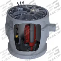 LIBERTY PUMPS Grinder Pump System: Plastic, 1 hp, 115V AC, 42 gpm @ 10' of Head, 50 ft Max. Head (MPN P382XPRG101). Key specifications — Rated Voltage: 115V AC; Discharge Location: Top; Brand: LIBERTY PUMPS; Alarm: Not Included; Switch: Integral Tether Float.