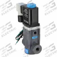 PLAST-O-MATIC Solenoid Valve: 2-Way, Normally Closed, 1/4 in Pipe Size, 120V AC, Inline Single (MPN EASYMT2V12W24-120/60-PV). Key specifications — Pipe Size: 1/4 in; Voltage: 120V AC; Brand: PLAST-O-MATIC; Coil Enclosure: Watertight.
