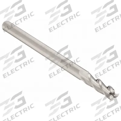 WIDIA HANITA Square End Mill: Carbide, 3 Flute, 1/8" Mill Dia, 5/8" LOC, 3" OAL (MPN I3S0125T062X) - General Purpose Carbide Square End Mills