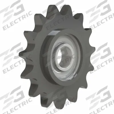 BREWER MACHINE & GEAR Idler Sprocket: For 50 Chain Size, Nylon, 15 Teeth - Hubless, Ball Bearing Idler Sprockets