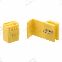 3M Insulation Displacement Connector: 2 Ports, Yellow, 18 AWG – 14 AWG Run Size Range, 600 V (MPN 11040). Key specifications — attr1308123: 3M; attr1351571: No.