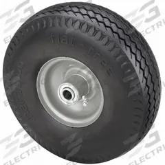 MARASTAR Flat-Free Wheel: 10 5/16 in Wheel Dia., 1 3/4 in Wheel Wd, Polyurethane, 3 1/2 in Hub Lg (MPN 30031). Key specifications — Brand: MARASTAR; Tire Sidewall Number: 4.10/3.50-4.
