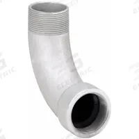Elbow, 90 Degrees: Iron, Electroplated, ELMF, 1/2 in Trade Size, Female to Male, NPT, Elbow (MPN ELMFL90-50). Key specifications — Ends - Hazardous Fittings: 1/2 in FNPT x 1/2 in MNPT; Material: Iron; Finish: Electroplated; Brand: APPLETON ELECTRIC.