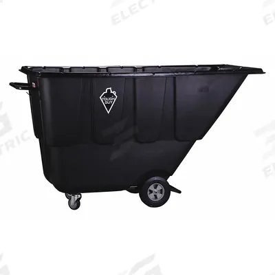 GRAINGER Tilt Truck: 27 cu ft, 850 lb, 77 in L x 33 in W x 42 1/2 in H - General Purpose Plastic Tilt Trucks