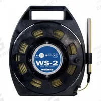 WATERRA Well Measurement Tape: 100 ft Max Dp to Water, 1/8 in Measurement Increments (MPN WS2-PE-100 ft-closed). Key specifications — Brand: WATERRA; Product Type: Well Measurement Tape; System of Measurement: Imperial; Includes Level Indicator: Alarm.