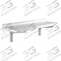 CAMSHELVING PREMIUM Wall Shelf Kit: Solid Shelf, 48 in x 14 in x 13 1/2 in, Gray (MPN EACSWS1448SK480). Key specifications — Color: Gray; Shelf Style: Solid; Includes Mounting Hardware: Yes; Brand: CAMSHELVING PREMIUM.