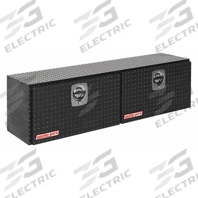 WEATHER GUARD Topside Truck Box: Topside Truck Box, Double Drop-Down Doors Lid, D-Handle - Double Drop-Down Door Topside Boxes