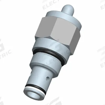 BUCHER HYDRAULICS Cartridge Valve: Screw-In, Two Positions, Screwdriver Adjustment, Two-Way - Manual Cartridge Valves