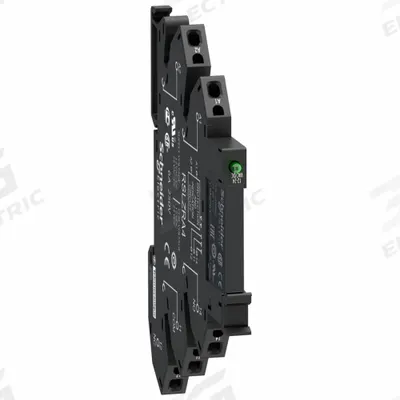 SCHNEIDER Slim Interface Relay: 6 A Current Rating, 60V DC - Pre-Assembled Relay & Sockets
