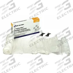 FIRST AID ONLY Compress: 72 in Dressing Lg, 4 in Dressing Wd, Gauze, Sterile, Clips (MPN 2-004). Key specifications — Water Resistance: Not Water Resistant; Unitized: Unitized; Standards: ANSI/ISEA Z308.1-2015; Manufacturer Part Number: 2-004; Product Type: Compress Bandage; Sterility: Sterile; Brand: FIRST AID ONLY; Fastener Included: Clips.