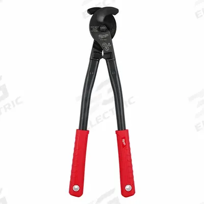 MILWAUKEE Cable Cutter: Steel/Polypropylene Handle, Straight - Electrical & Data Cable Cutters