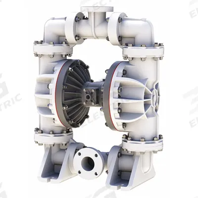 SANDPIPER Double Diaphragm Pump: Polypropylene Body, 3 in, Flange Connection, 280 gpm - Polypropylene Housing AODD Pumps