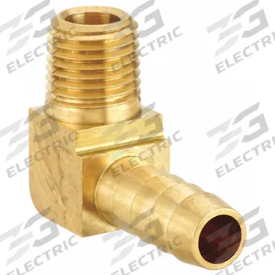 PARKER Barbed Hose Fitting: For 3/8 in Hose I.D., Hose Barb x NPT - Brass Multipurpose (Air, Water, Chemical) Rigid Barbed Hose Fittings