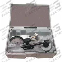 MITUTOYO Dial Test Indicator & Mini Mag Base: 0 in to 0.03 in /0 mm to 0.762 mm, Horizontal, Inch (MPN 513-907-10E). Key specifications — attr1184109: 0-15-0; attr1184123: 513-402-10E, 7014E-10; attr1184158: 0.0005 in; attr1184166: Stylus; attr1200917: Dial Test Indicator & Mini Mag Base; attr1184127: 513-907-10E; attr1184167: MITUTOYO; attr1184108: +/- 0.0001 in (first 2.5 revolutions).