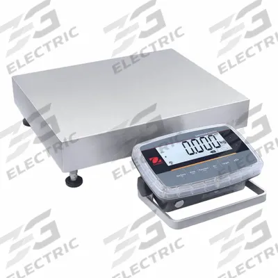 OHAUS Industrial Bench Scale: 15 3/4 in x 19 3/4 in, IP68/IP69K, Front-Mounted - Compact Bench Scales